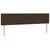 Produktbild 4 för Sänggavel LED brun 180x5x78/88 cm konstläder