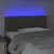 Produktbild 3 för Sänggavel LED taupe 80x5x78/88 cm tyg
