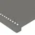 Produktbild 5 för Sänggavel LED mörkgrå 180x5x78/88 cm tyg