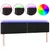 Produktbild 2 för Sänggavel LED svart 200x5x78/88 cm tyg