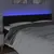 Produktbild 3 för Sänggavel LED svart 200x5x78/88 cm tyg