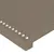 Produktbild 5 för Sänggavel LED taupe 200x5x78/88 cm tyg