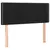 Produktbild 4 för Sänggavel LED svart 90x5x78/88 cm sammet