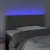 Produktbild 3 för Sänggavel LED mörkgrå 100x5x78/88 cm sammet