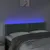 Produktbild 3 för Sänggavel LED mörkgrön 144x5x78/88 cm sammet