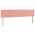 Produktbild 4 för Sänggavel LED rosa 180x5x78/88 cm sammet
