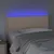 Produktbild 3 för Sänggavel LED cappuccino 80x5x78/88 cm konstläder
