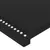 Produktbild 5 för Sänggavel LED svart 200x5x78/88 cm konstläder