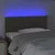 Produktbild 3 för Sänggavel LED taupe 80x5x78/88 cm tyg