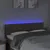 Produktbild 3 för Sänggavel LED taupe 144x5x78/88 cm tyg