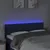 Produktbild 3 för Sänggavel LED blå 144x5x78/88 cm tyg
