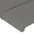 Produktbild 5 för Sänggavel LED mörkgrå 160x5x78/88 cm tyg