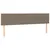 Produktbild 4 för Sänggavel LED taupe 160x5x78/88 cm tyg