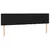 Produktbild 4 för Sänggavel LED svart 180x5x78/88 cm tyg 