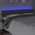 Produktbild 3 för Sänggavel LED taupe 200x5x78/88 cm tyg