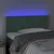 Produktbild 3 för Sänggavel LED mörkgrön 80x5x78/88 cm sammet
