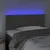 Produktbild 3 för Sänggavel LED mörkgrå 90x5x78/88 cm sammet