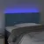 Produktbild 3 för Sänggavel LED mörkblå 90x5x78/88 cm sammet