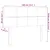 Produktbild 6 för Sänggavel LED rosa 100 x 5 x 78/88 cm sammet 