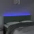 Produktbild 3 för Sänggavel LED mörkgrön 144x5x78/88 cm sammet