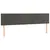 Produktbild 4 för Sänggavel LED mörkgrå 180x5x78/88 cm sammet