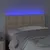 Produktbild 3 för Sänggavel LED cappuccino 80x5x78/88 cm konstläder