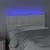Produktbild 3 för Sänggavel LED vit 90x5x78/88 cm konstläder