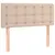 Produktbild 4 för Sänggavel LED cappuccino 90x5x78/88 cm konstläder