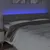 Produktbild 3 för Sänggavel LED grå 180x5x78/88 cm konstläder