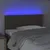 Produktbild 3 för Sänggavel LED taupe 80x5x78/88 cm tyg
