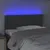 Produktbild 3 för Sänggavel LED mörkgrå 90x5x78/88 cm tyg