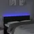 Produktbild 3 för Sänggavel LED svart 144x5x78/88 cm tyg