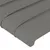 Produktbild 5 för Sänggavel LED mörkgrå 180x5x78/88 cm tyg