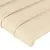 Produktbild 5 för Sänggavel LED gräddvit 200x5x78/88 cm tyg