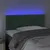 Produktbild 3 för Sänggavel LED mörkgrön 80x5x78/88 cm sammet