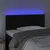 Produktbild 3 för Sänggavel LED svart 90x5x78/88 cm sammet