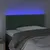 Produktbild 3 för Sänggavel LED mörkgrön 90x5x78/88 cm sammet