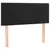 Produktbild 4 för Sänggavel LED svart 100 x 5 x 78/88 cm sammet