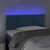 Produktbild 3 för Sänggavel LED blå 100 x 5 x 78/88 cm sammet