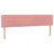 Produktbild 4 för Sänggavel LED rosa 180x5x78/88 cm sammet