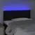 Produktbild 3 för Sänggavel LED svart 80x5x78/88 cm tyg