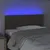 Produktbild 3 för Sänggavel LED taupe 90x5x78/88 cm tyg