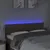 Produktbild 3 för Sänggavel LED taupe 144x5x78/88 cm tyg