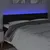 Produktbild 3 för Sänggavel LED svart 160x5x78/88 cm tyg