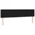 Produktbild 4 för Sänggavel LED svart 160x5x78/88 cm tyg