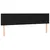 Produktbild 4 för Sänggavel LED svart 200x5x78/88 cm tyg