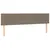 Produktbild 4 för Sänggavel LED taupe 200x5x78/88 cm tyg