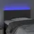 Produktbild 3 för Sänggavel LED mörkgrå 80x5x78/88 cm sammet 