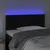 Produktbild 3 för Sänggavel LED svart 90x5x78/88 cm sammet