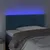Produktbild 3 för Sänggavel LED mörkblå 90x5x78/88 cm sammet